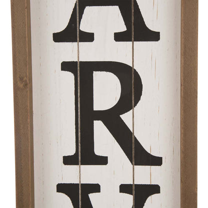 41.73"H Wooden "HARVEST" Porch Sign