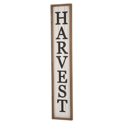 41.73"H Wooden "HARVEST" Porch Sign