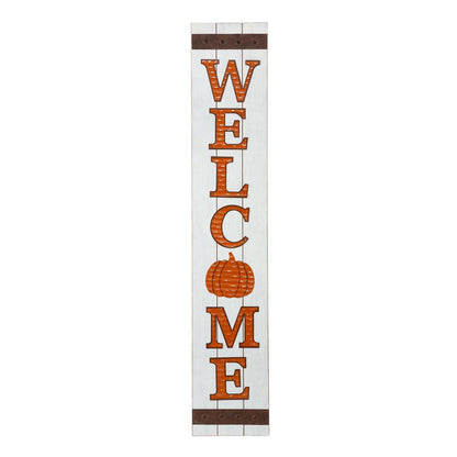 42"H Fall Wooden "WELCOME" Porch Board Sign