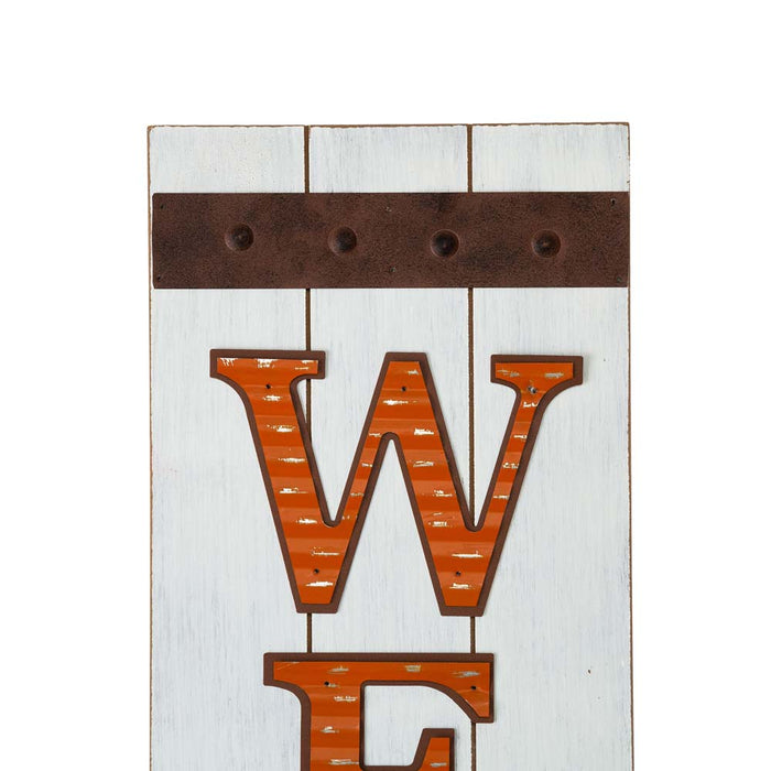 42"H Fall Wooden "WELCOME" Porch Board Sign