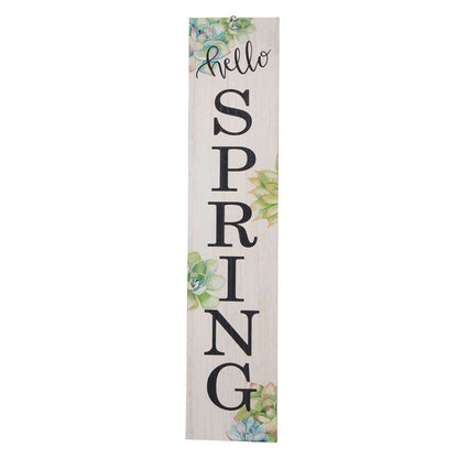 42"H Wooden "Hello SPRING" Porch Sign Decor