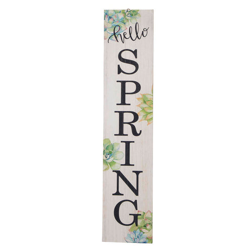 42"H Wooden "Hello SPRING" Porch Sign Decor
