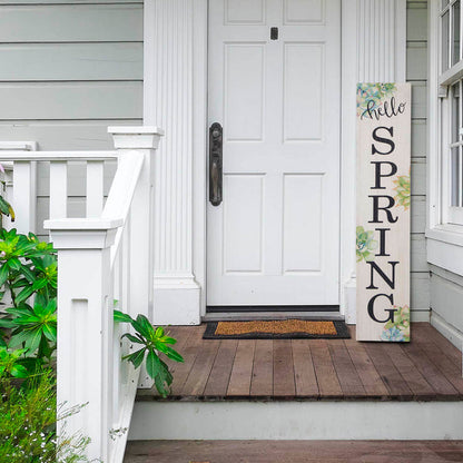 42"H Wooden "Hello SPRING" Porch Sign Decor