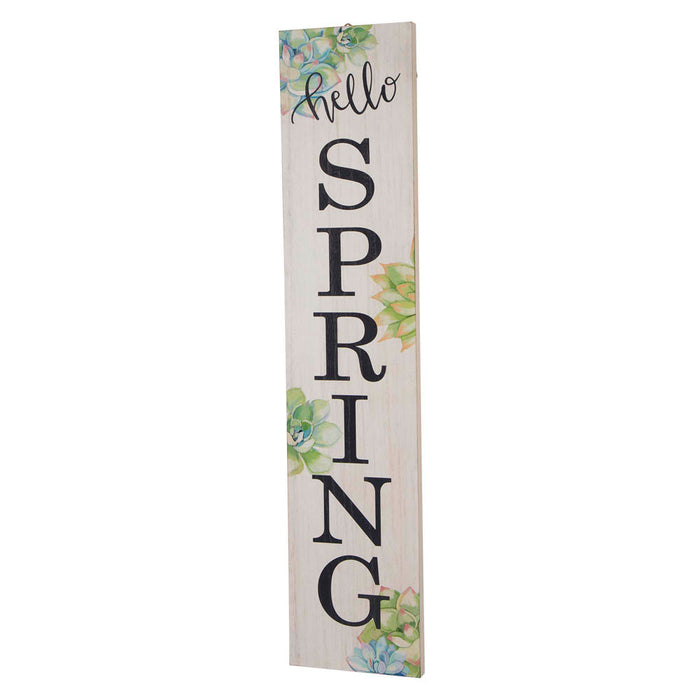 42"H Wooden "Hello SPRING" Porch Sign Decor