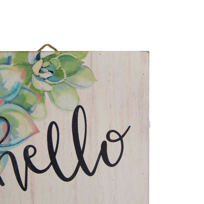 42"H Wooden "Hello SPRING" Porch Sign Decor