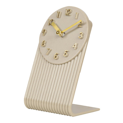 437-3015SW Groves Table Clock -Soft White