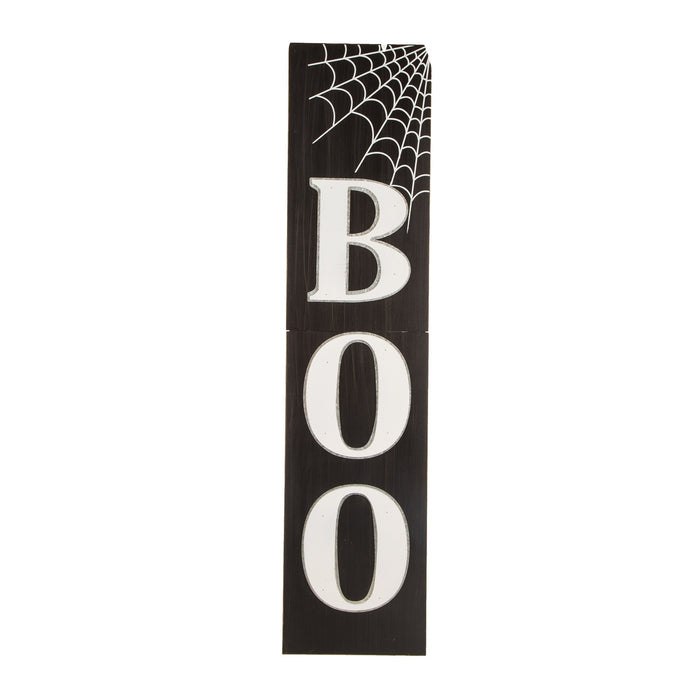 47.83"H Wooden BOO Porch Sign (KD)