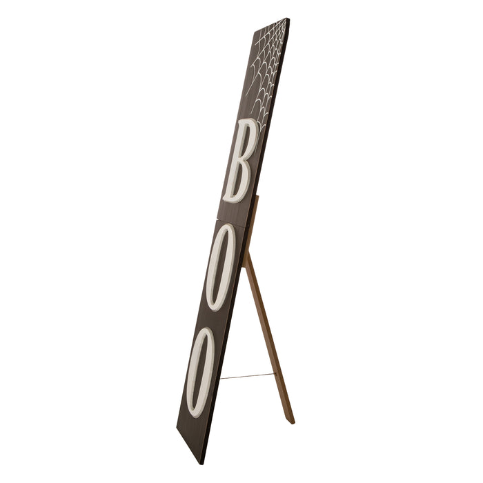 47.83"H Wooden BOO Porch Sign (KD)
