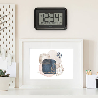 513-1412 Digital Clock with Indoor/Outdoor Temperature