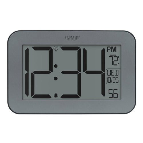 513-1416 atomic digital wall clock