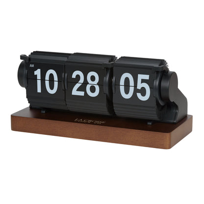 Black Flip Alarm Clock 536-526B