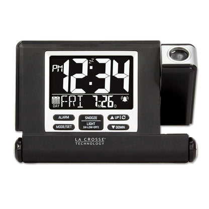 616A-56647V2 Travel Projection Alarm w/ USB Charging