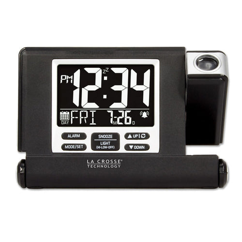 616A-56647V2 Travel Projection Alarm w/ USB Charging