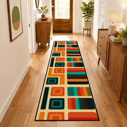 70s Retro Runner Rugs | Midcentury Style Floor Runners - retro runner