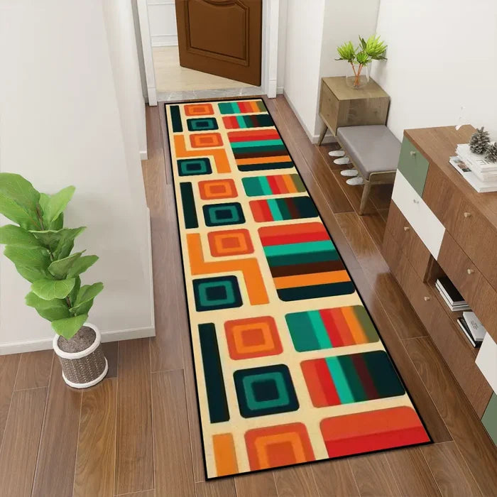70s Retro Runner Rugs | Midcentury Style Floor Runners - retro runner
