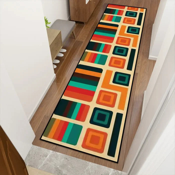 70s Retro Runner Rugs | Midcentury Style Floor Runners - retro runner