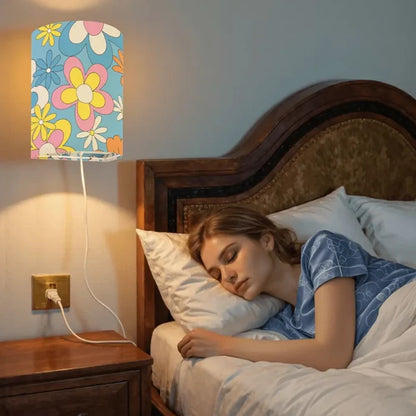 70s Retro Wall Sconces Set – Smart LED Multicolor Flowers - retro wall sconces