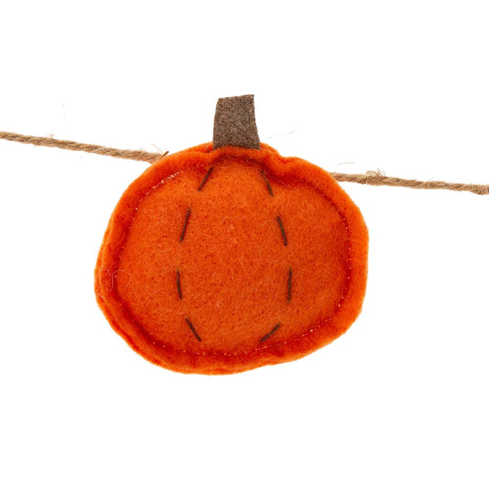 72"L Fall Fabric Gnomes Garland