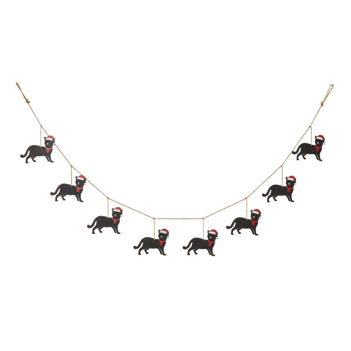 72"L Metal Christmas Kitty Garland