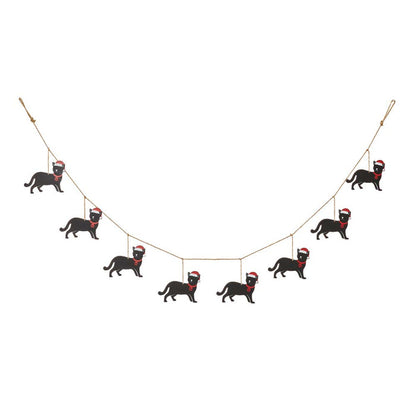 72"L Metal Christmas Kitty Garland