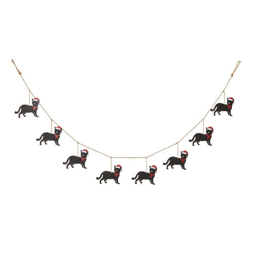 72"L Metal Christmas Kitty Garland