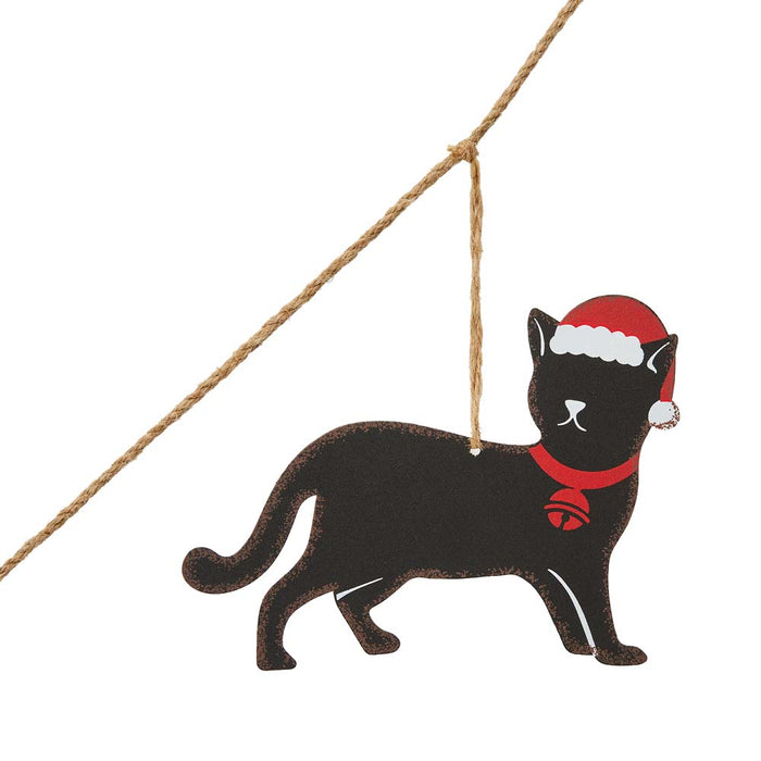 72"L Metal Christmas Kitty Garland