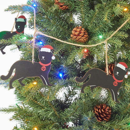 72"L Metal Christmas Kitty Garland