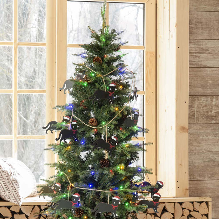 72"L Metal Christmas Kitty Garland