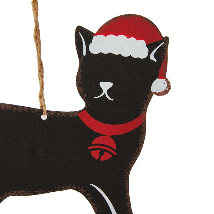 72"L Metal Christmas Kitty Garland
