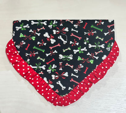 Christmas Bones Dog Bandana - Christmas Collection
