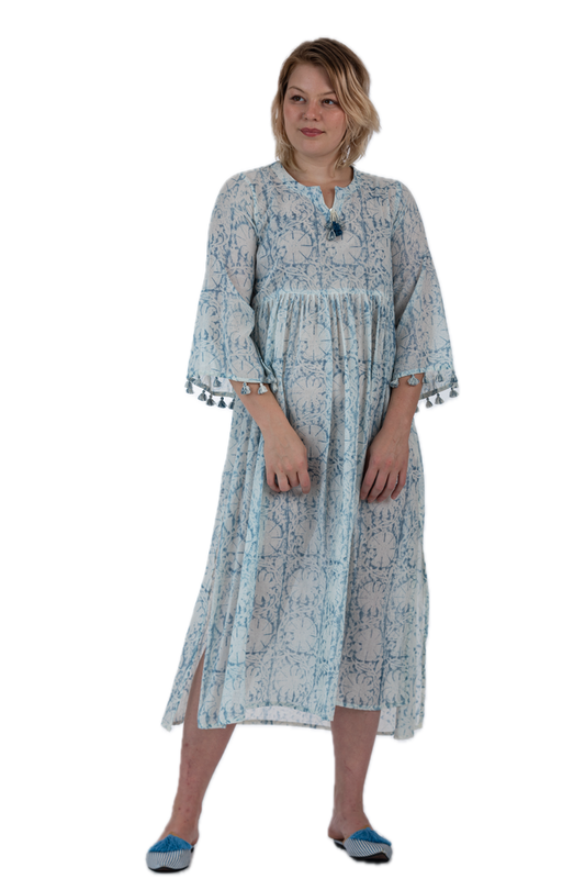 Aliya Blue Summer Dress
