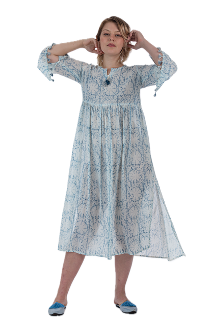 Aliya Blue Summer Dress