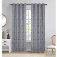 AMBER EMBROIDERED BLACKOUT CURTAIN