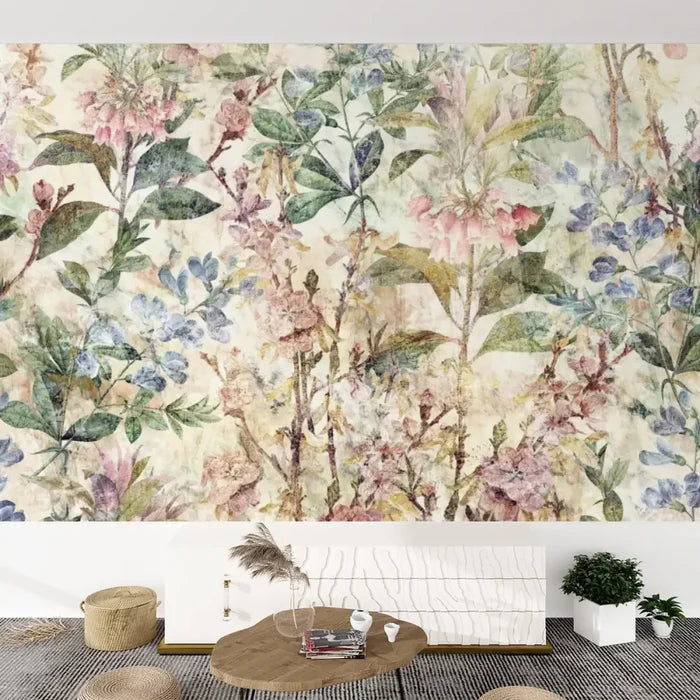 Ancient Fresco Removable Stick and Peel Vintage Wallpaper - Custom Sizes - 144’’x100’’ - retro wallpaper