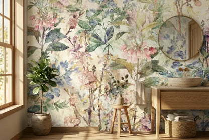 Ancient Fresco Removable Stick and Peel Vintage Wallpaper - Custom Sizes - 144’’x100’’ - retro wallpaper
