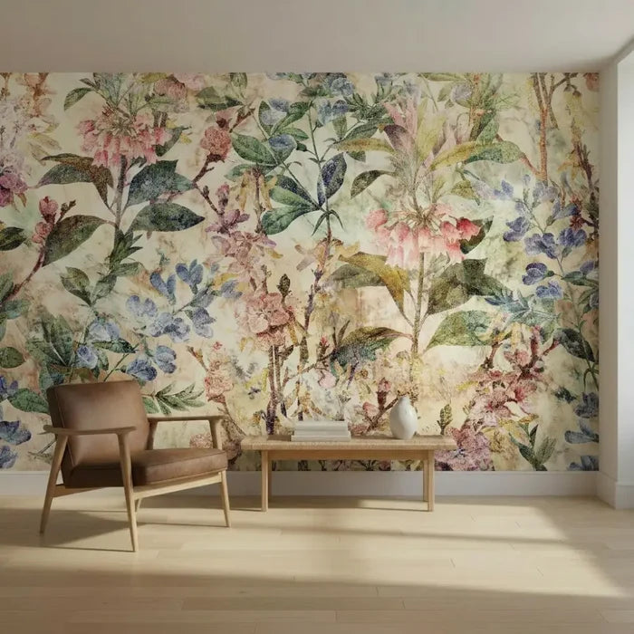 Ancient Fresco Removable Stick and Peel Vintage Wallpaper - Custom Sizes - 144’’x100’’ - retro wallpaper