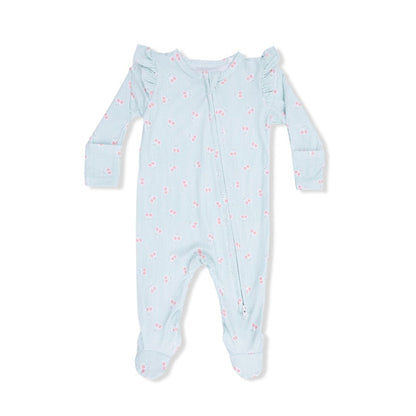 Angel Dear 2 Way Ruffle Sleeve Zipper Footie