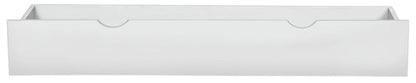 Aspley Single Under Bed Wooden Drawer - White | Underbed Storage Solution
