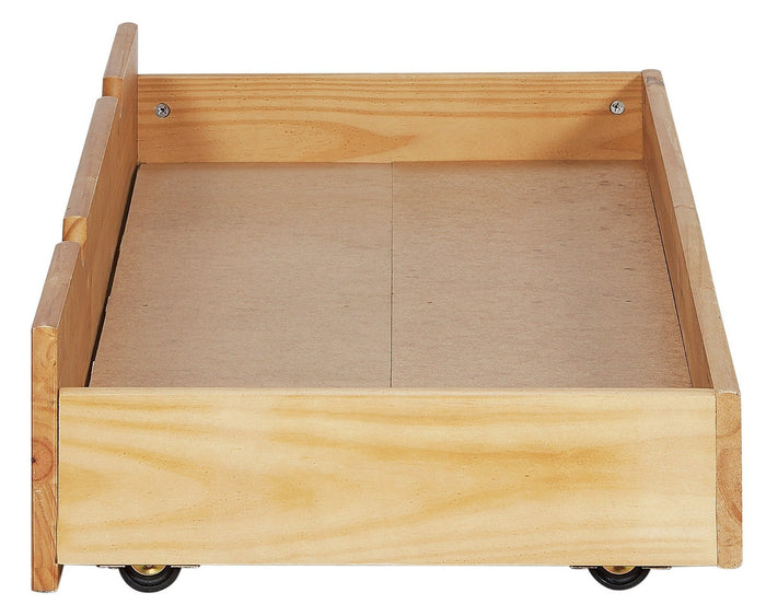Aspley Single Wooden Drawer - Oak Stain | Oak stained drawer box