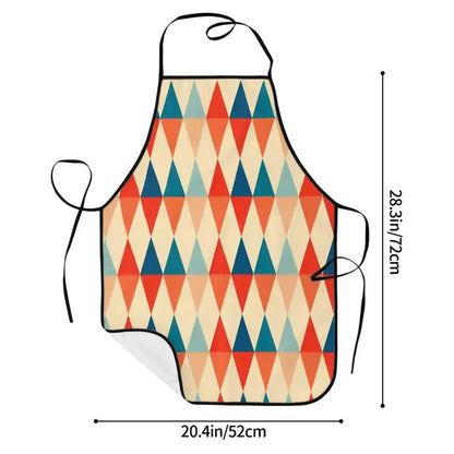 Atomic Retro 60s Print Apron with Front Pocket – Midcentury Kitchen Style - retro kitchen