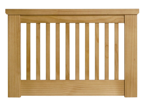 Aubrey Single Headboard - Oak Stain | Chunky solid pine frame
