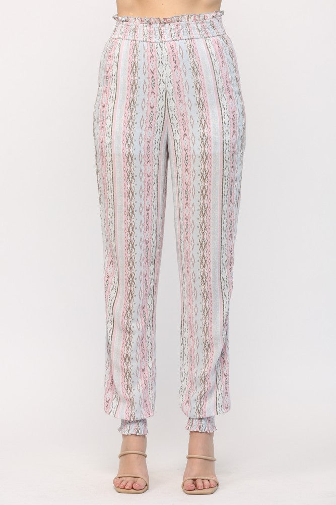 AZTEC PRINT JOGGERS