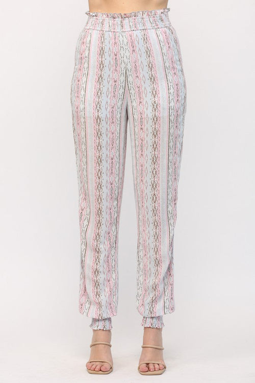 AZTEC PRINT JOGGERS