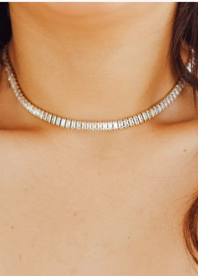 BAGUETTE STONE CHOKER