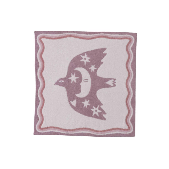 Barefoot Dreams CozyChic® Desert Bird Receiving Blanket