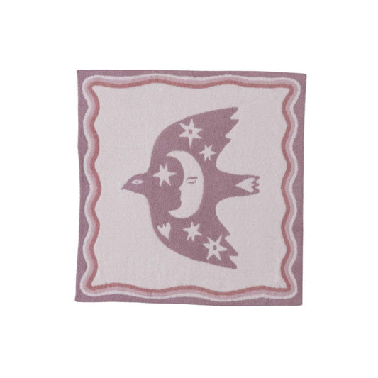 Barefoot Dreams CozyChic® Desert Bird Receiving Blanket