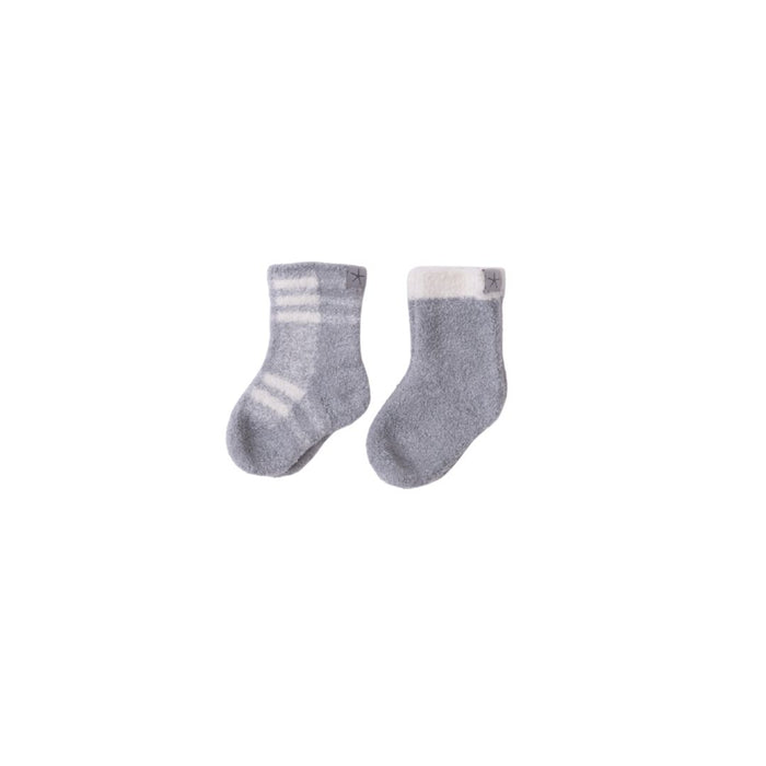 Barefoot Dreams Cozychic Lite Baby Plaid Sock Set