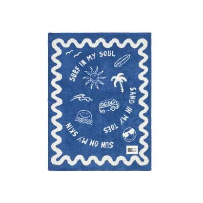Barefoot Dreams SmileyWorld Stroller Blanket