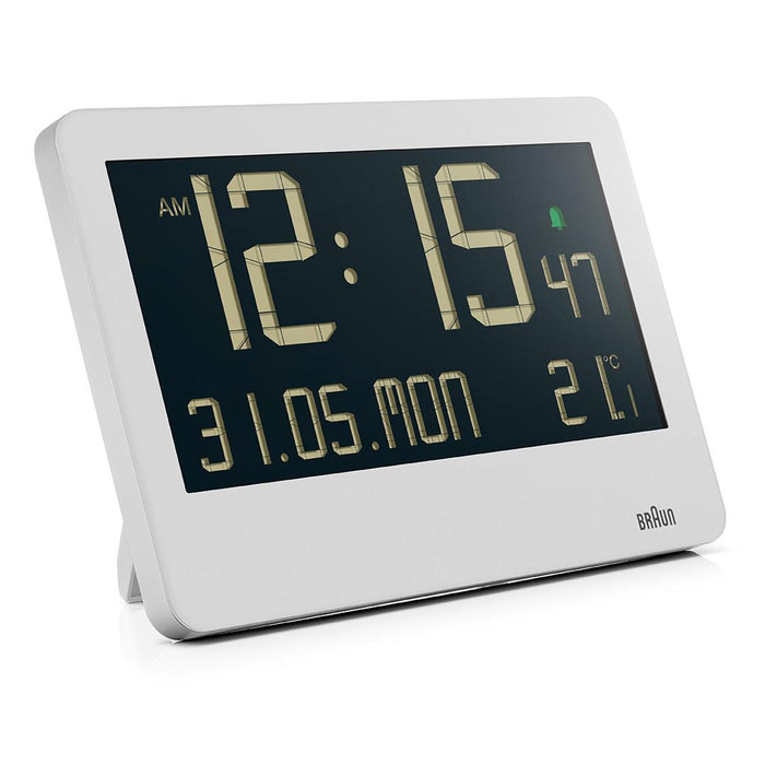 BC14 Braun digital wall clock - white