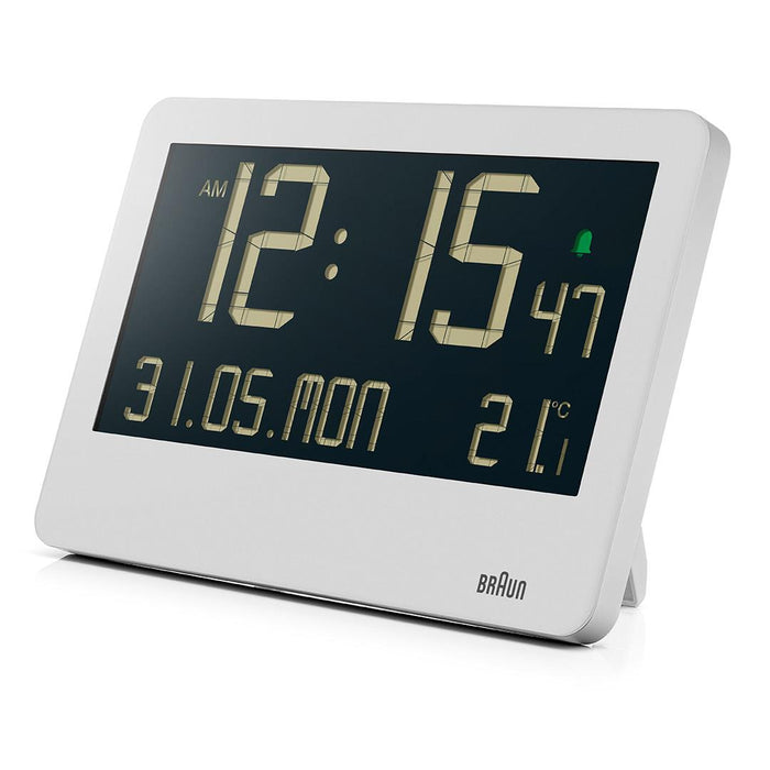 BC14 Braun digital wall clock - white